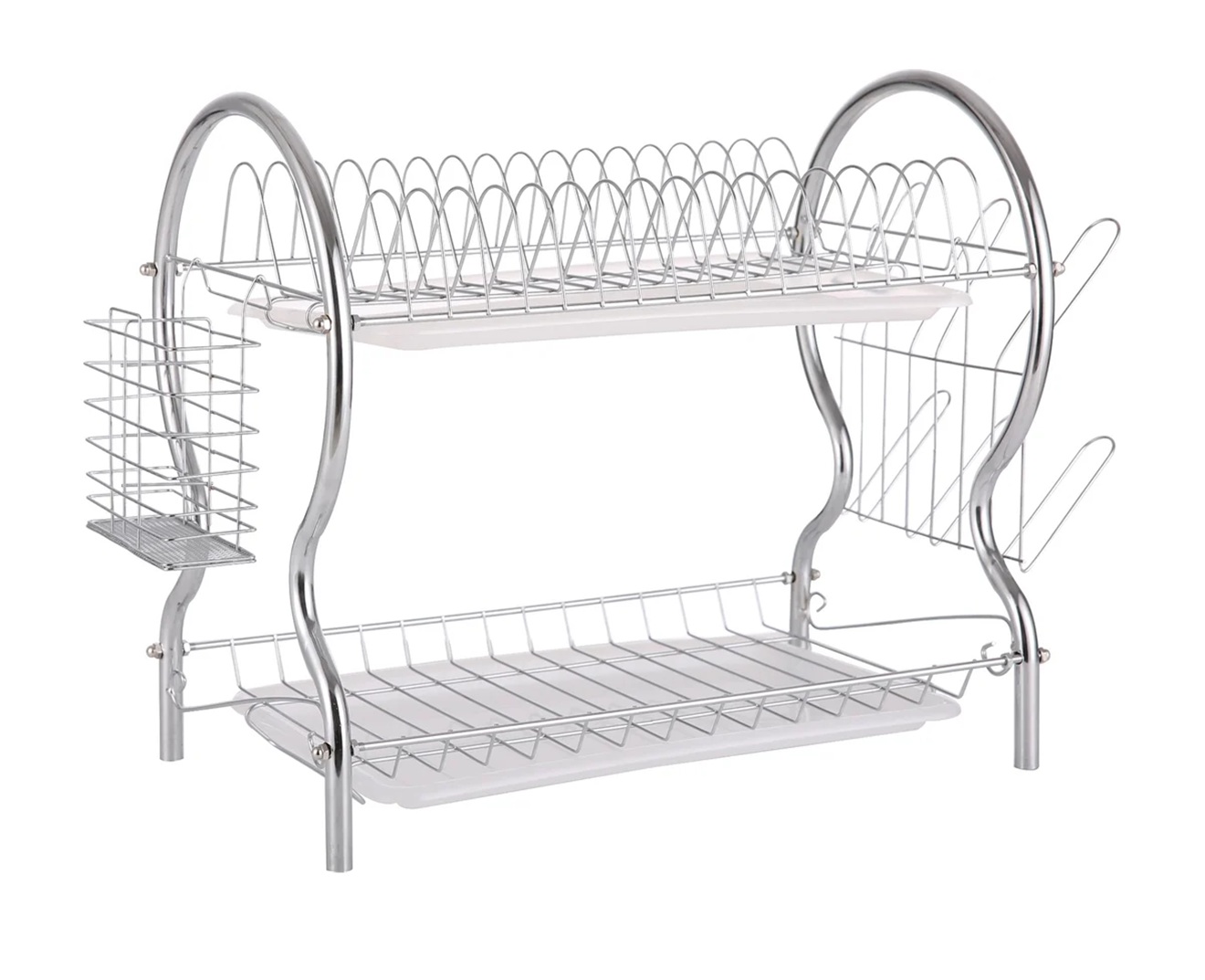 Сушилка для посуды 43x25x37,5см, нерж. сталь MВ (8)