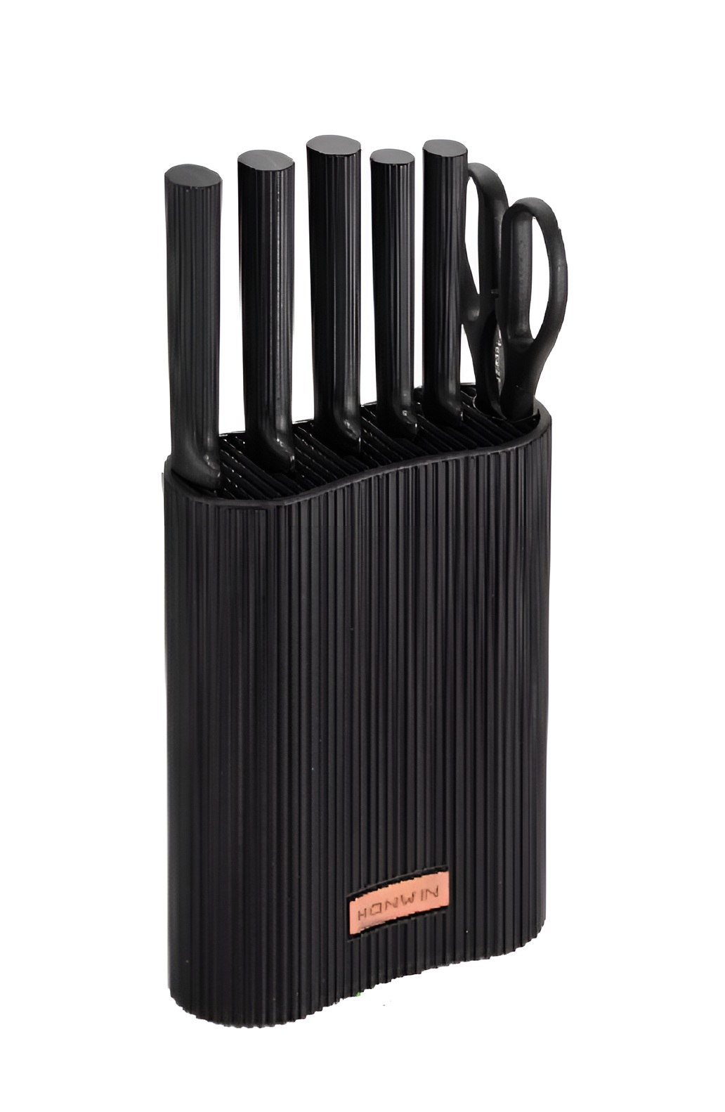 Набор ножей на подставке 7пр., черный JEWEL (6)