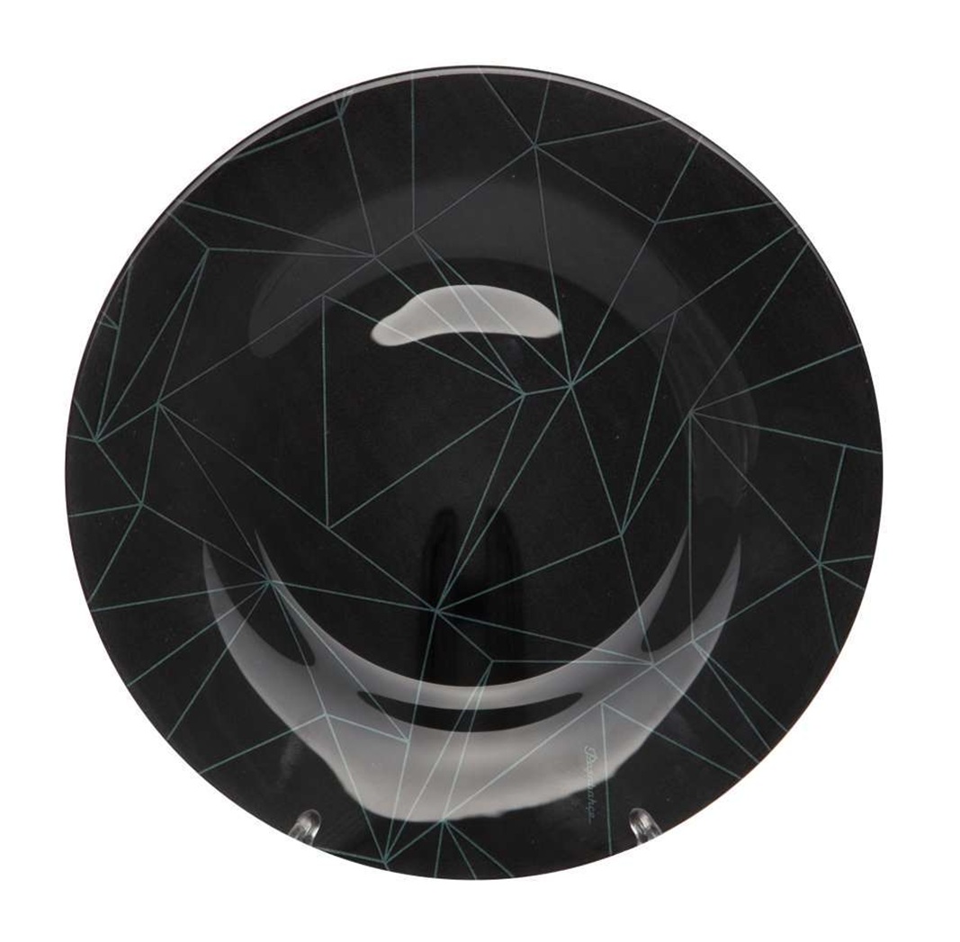 Тарелка 260мм, упроч., черный (рис.28980) ЛИНЕА БЛЭК Pasabahce (12)