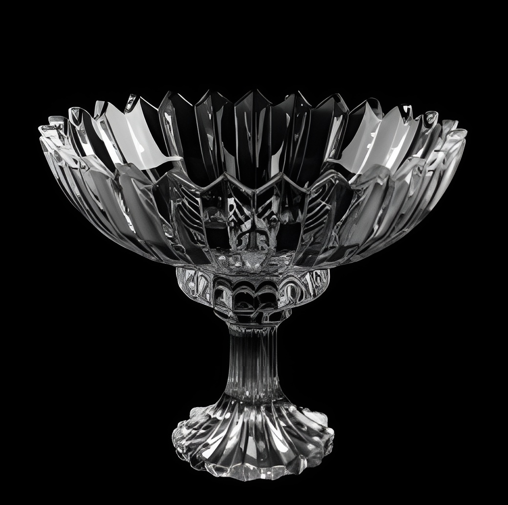 Ваза универсальная на ножке 20x16см, п/уп., стекло (12)