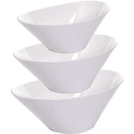 Салатник 3 предмета фарфор LR (х6)