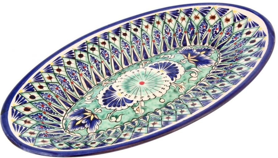 Салатница узбекская 24см Каракалам 