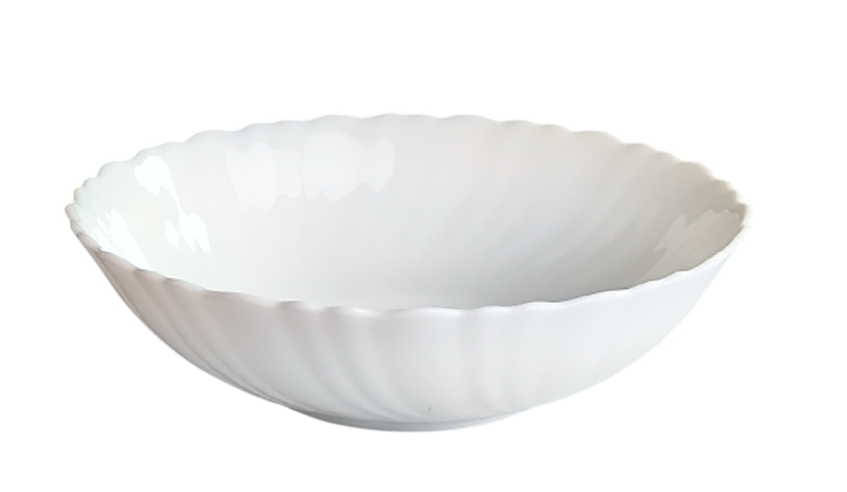 Салатник 15,3см, 440мл, белая, стеклокерамика JEWEL (72)