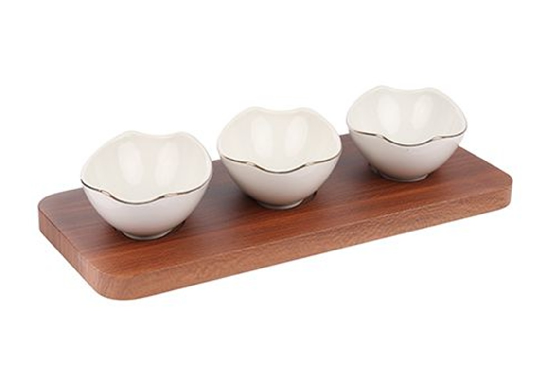 Менажница 3секц., фарфор Lemoges