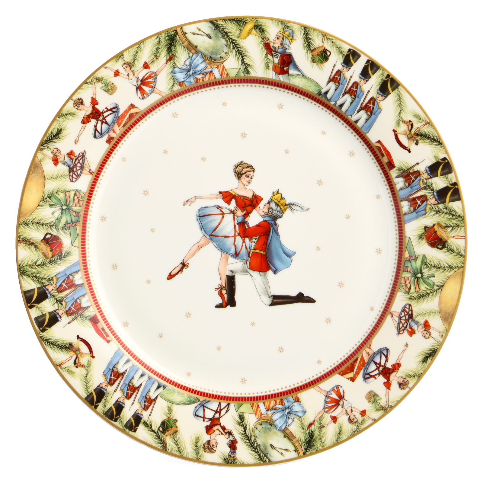 НАБОР ОБЕДЕННЫХ ТАРЕЛОК 2ШТ., 27СМ "ЩЕЛКУНЧИК" Lefard (9)