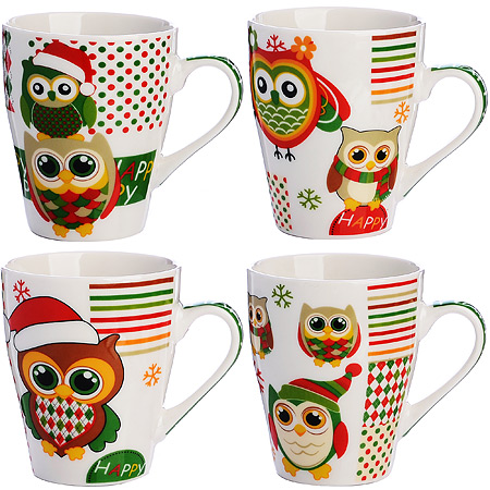 Кружка 340мл Совушки LR (х36)