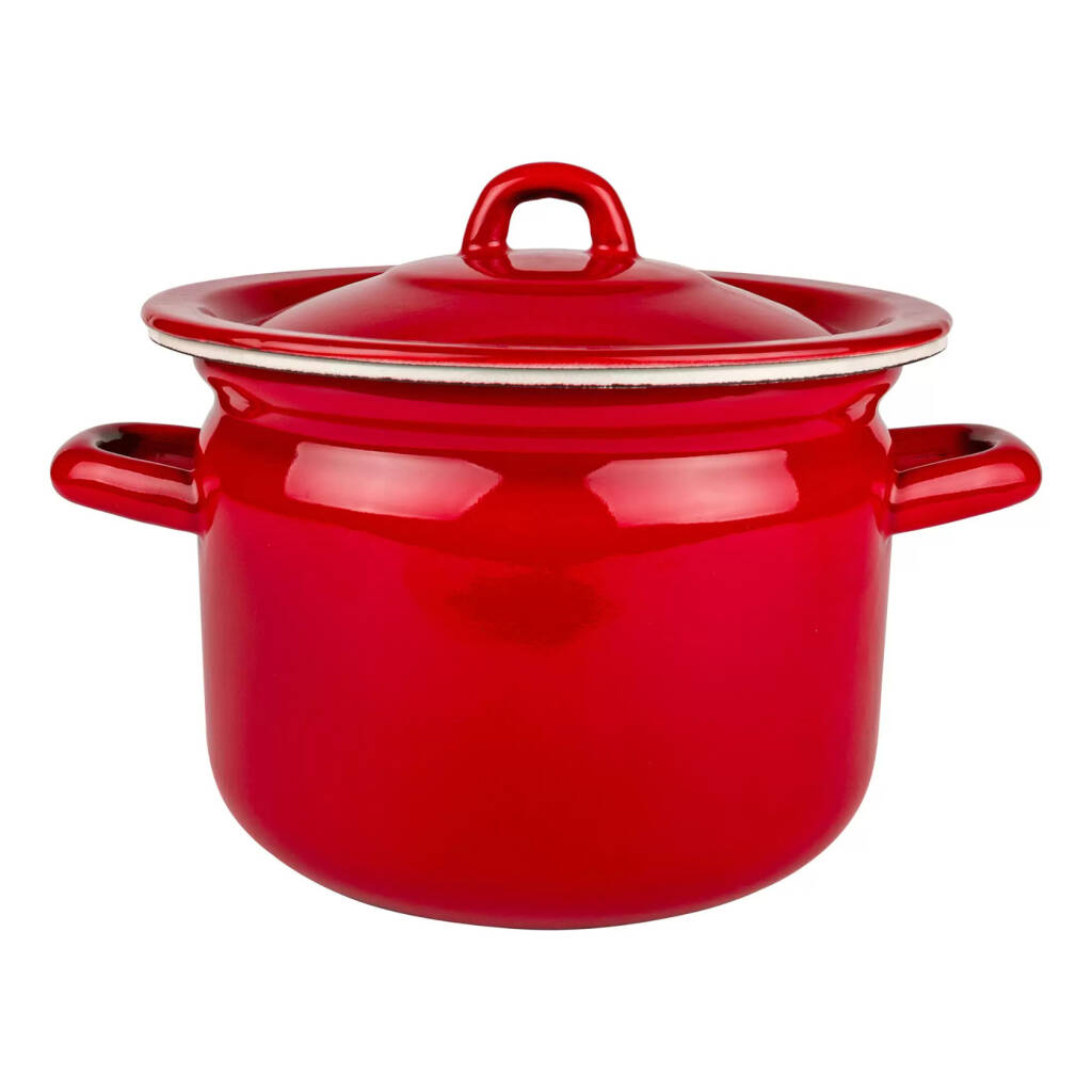 Кастрюля Вишнёвый 3,3л, цил. с формовкой ЛЗЭП