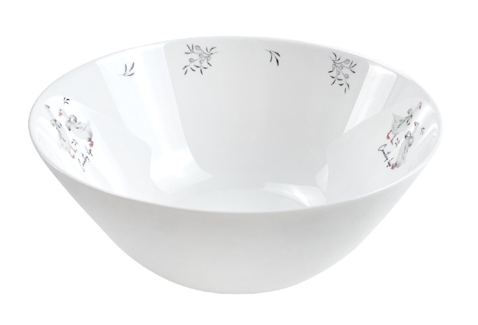 Салатник 18см, 1000мл, стеклокерамика Гусики JEWEL (36)