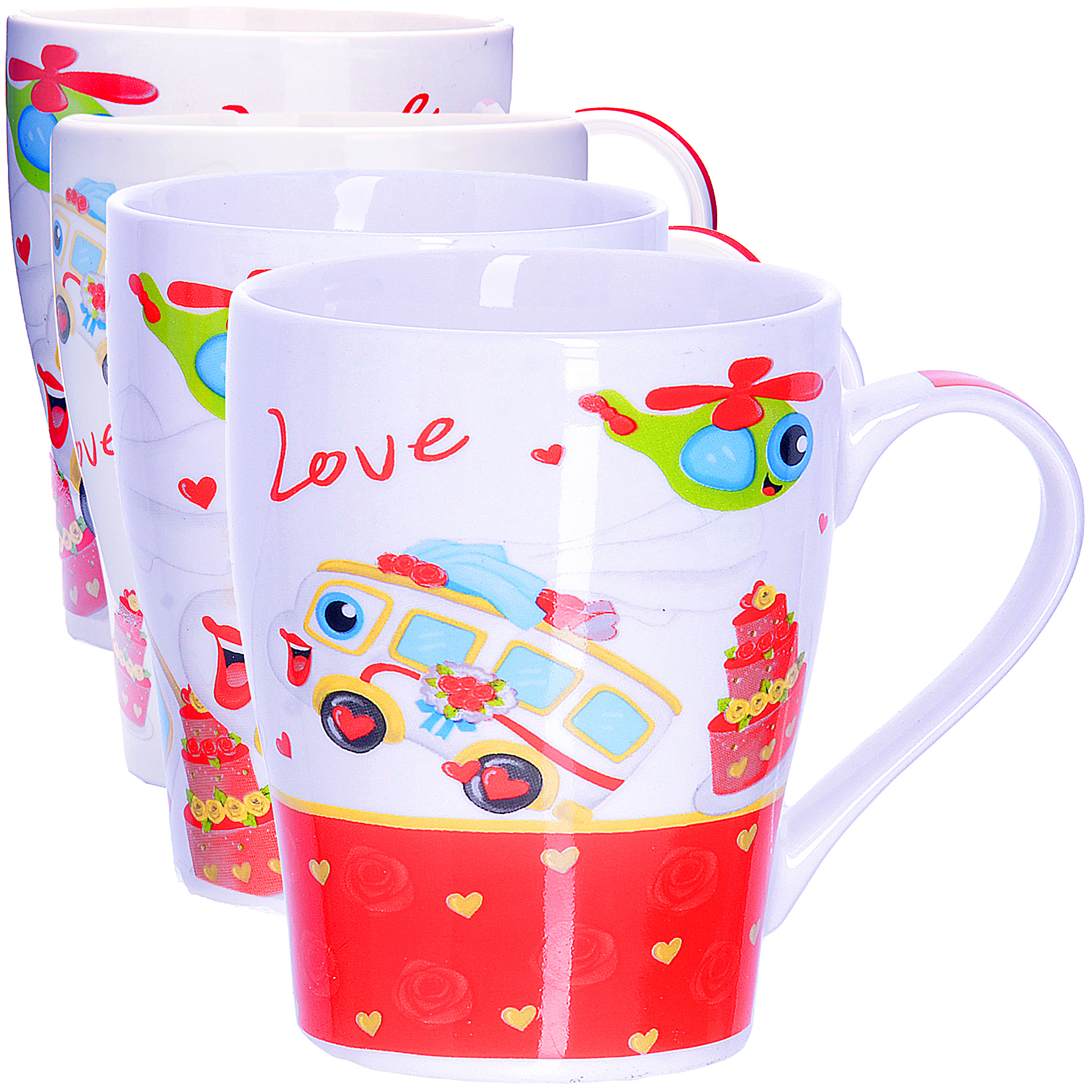 Кружка 340мл подар/упак Автомобиль LR (х48)