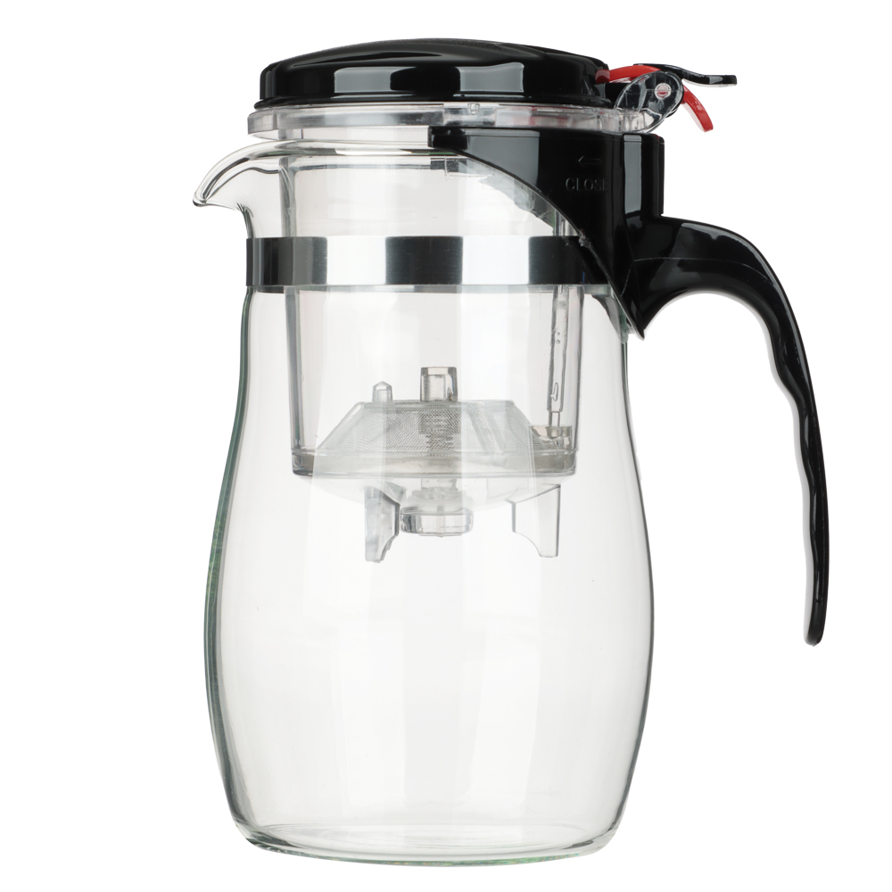 Чайник заварочный с кнопкой 750мл, стекло VETTA (1)