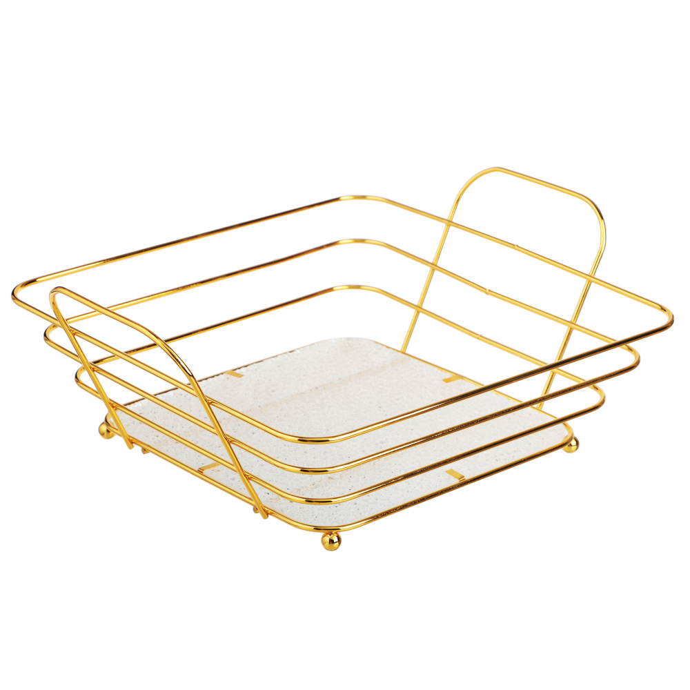 Корзина для фруктов 27х23х10см, сталь, акрил Кантри SATOSHI