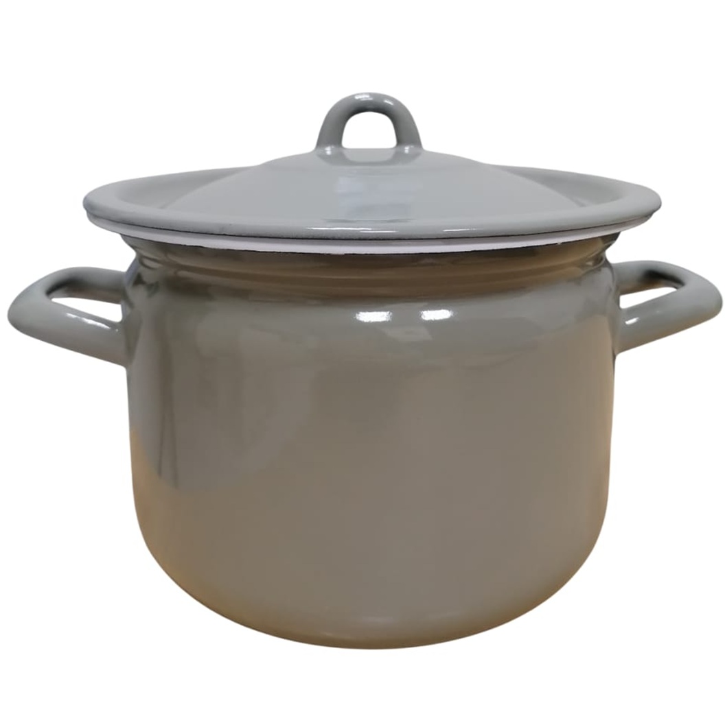 Кастрюля 3,3л Каменно-серый, цил. с формовкой ЛЗЭП