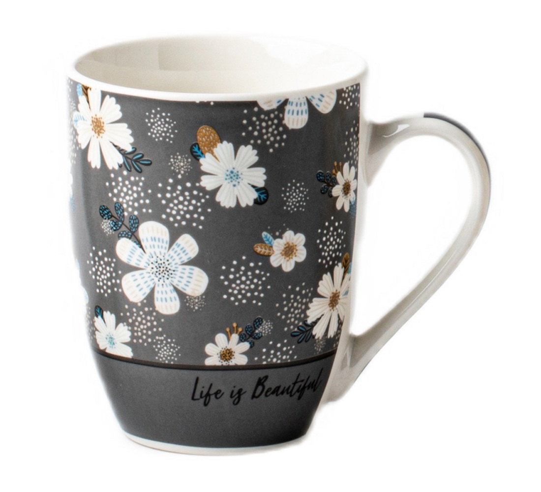 Кружка 340мл, new bone, фарфор Джой-52 JEWEL (48)