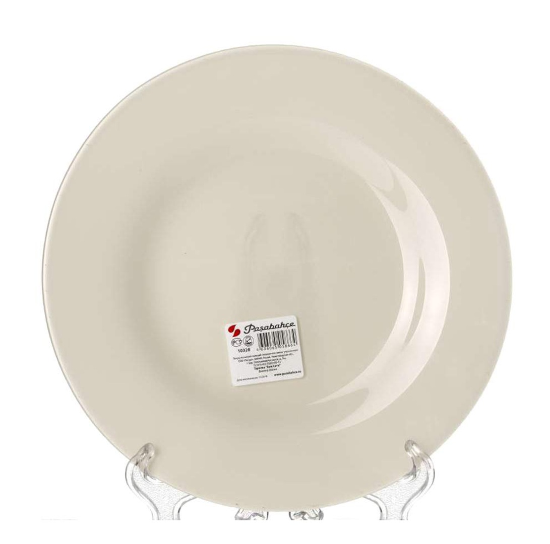 Тарелка 260мм, упроч. БЕЖ СИТИ Pasabahce (12)