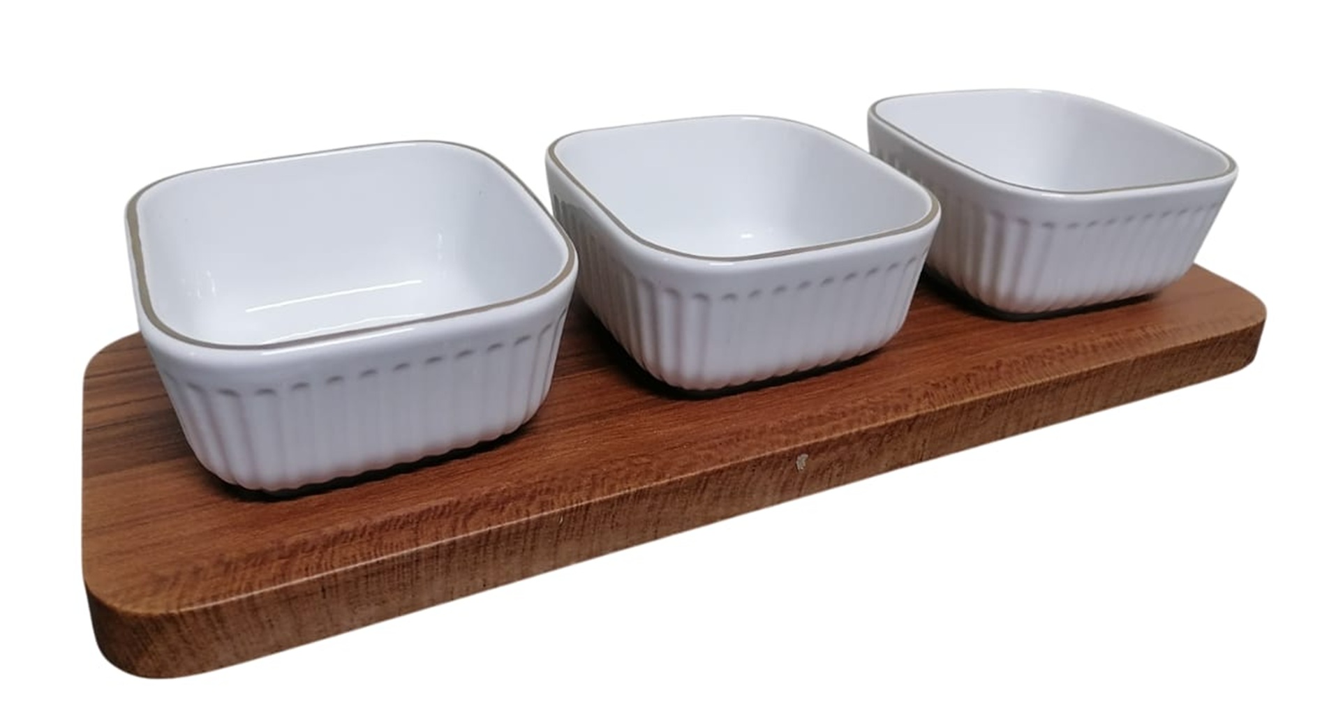 Менажница 3отсек., 33x11см, фарфор Lemoges