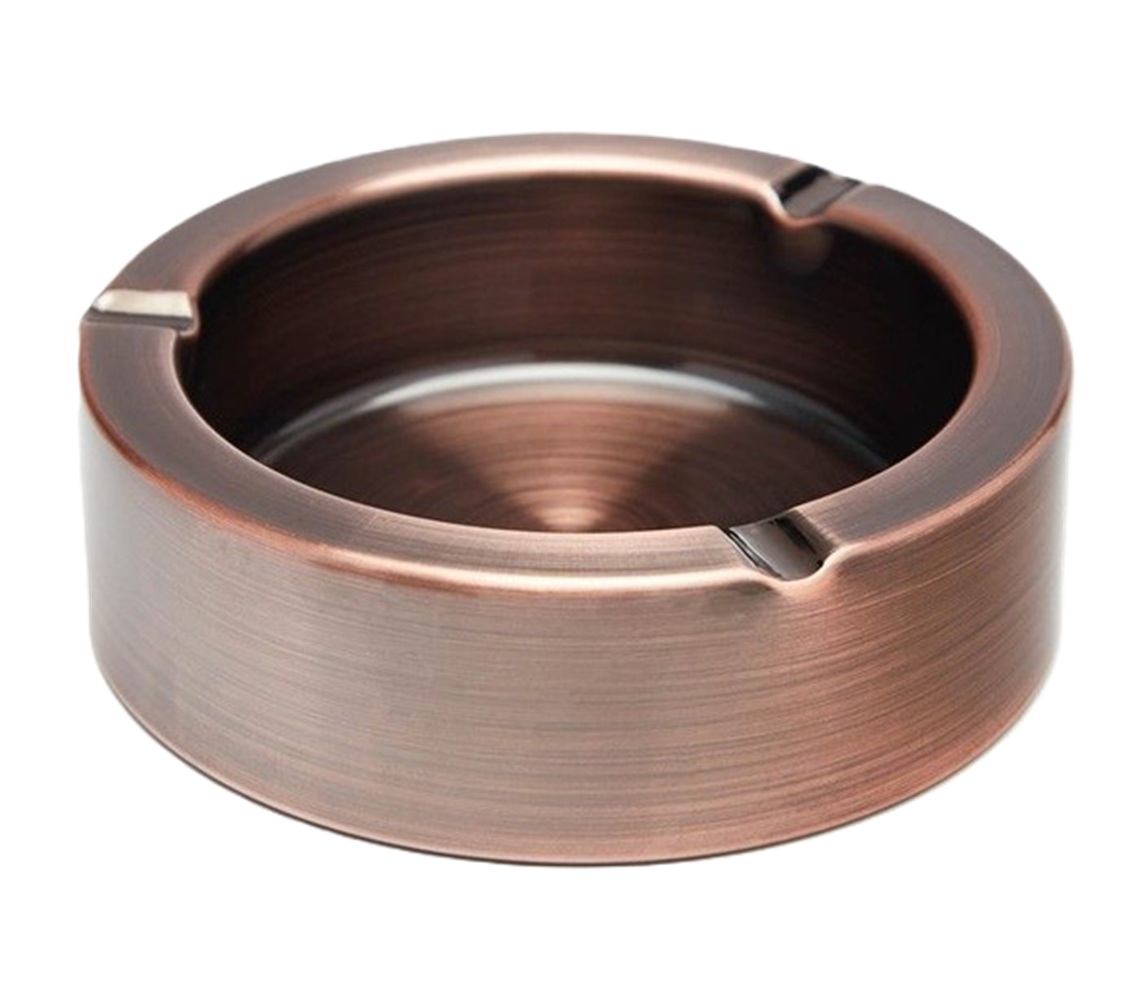 Пепельница 12см, бронза, нерж. сталь (200)