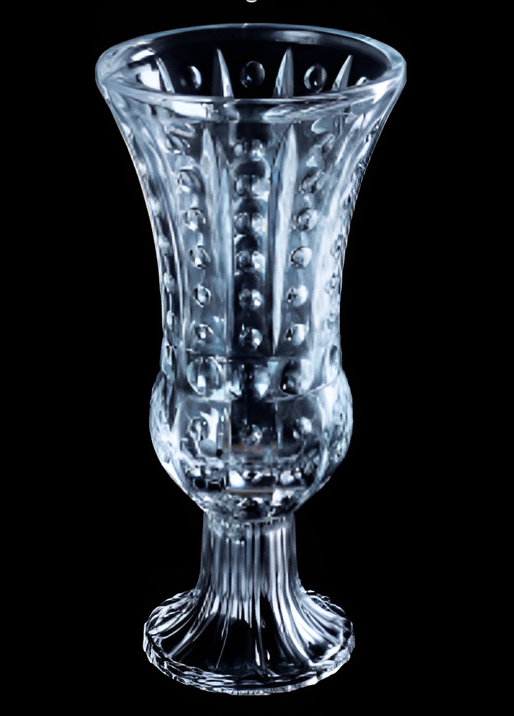 Ваза для цветов 30x15см, п/уп., стекло (12)