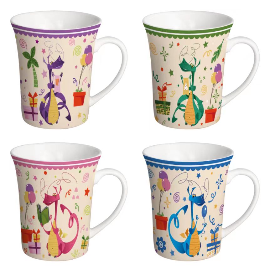 Кружка 320мл Дракоша 4цв