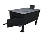 Печка-Буржуйка 600x350x300мм, терм. краска 1200°C МВ